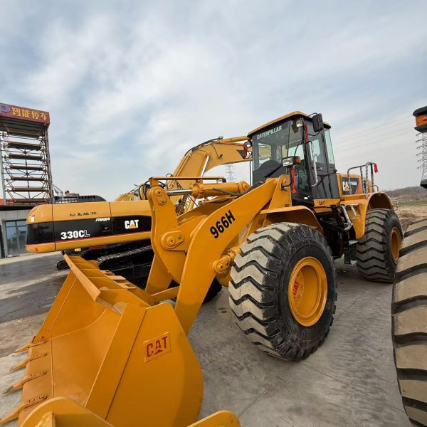 Used Caterpillar CAT 966 966H Wheel Loader From Japan Front End Loader
